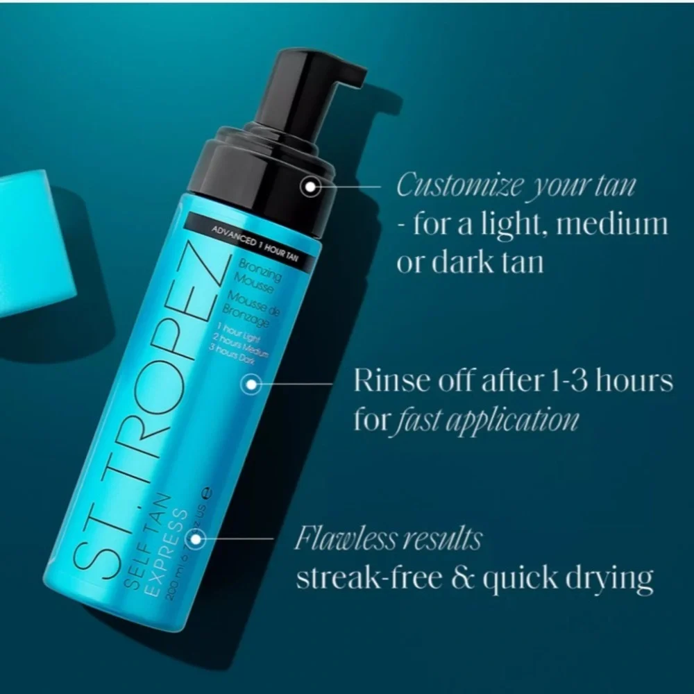 ST. TROPEZ Self Tan Express Bronzing Mousse 6.7oz $46 NIP Sealed